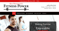 Desktop Screenshot of fitnesspower.com