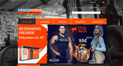 Desktop Screenshot of fitnesspower.eu